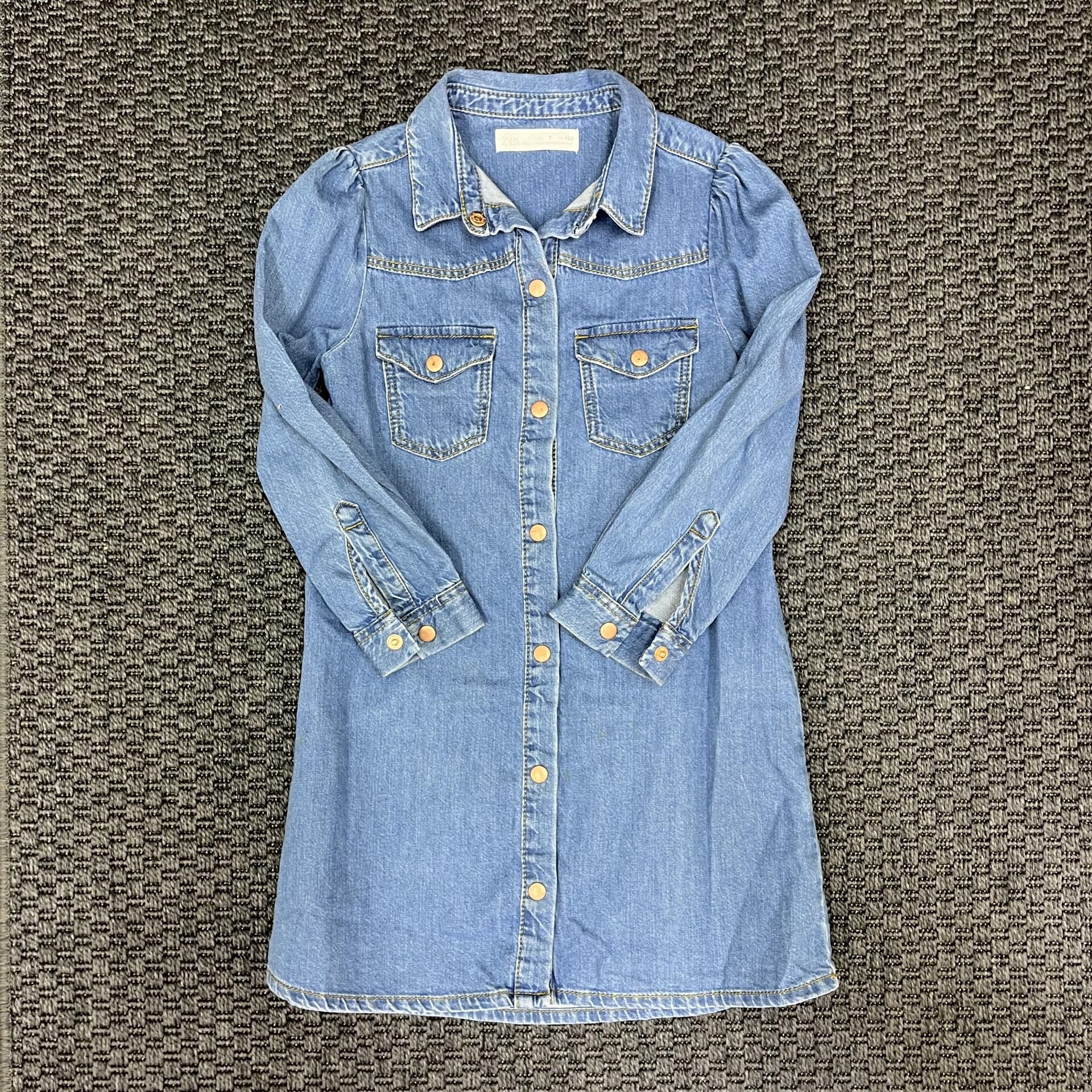 Zara Denim Elbise 7 yaş