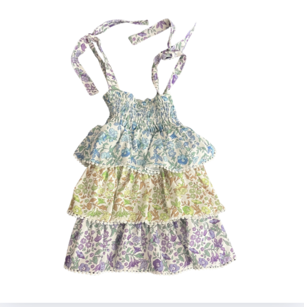 Bleu Lapin kat kat Elbise 2 3 yaş