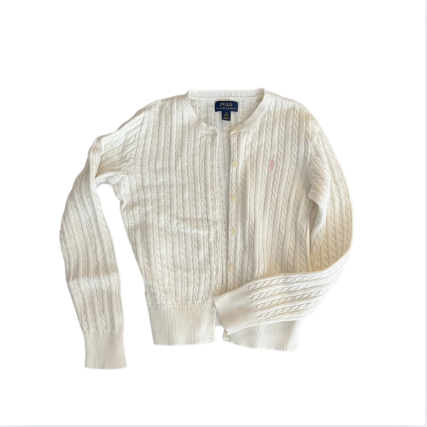 Ralph Lauren Beyaz Hırka 10 yaş