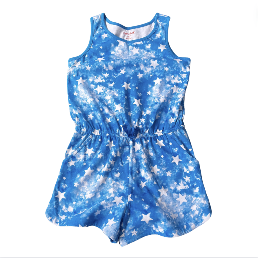 Cat & Jack Yıldızlı  Etiketli tulum 10 12 yaş