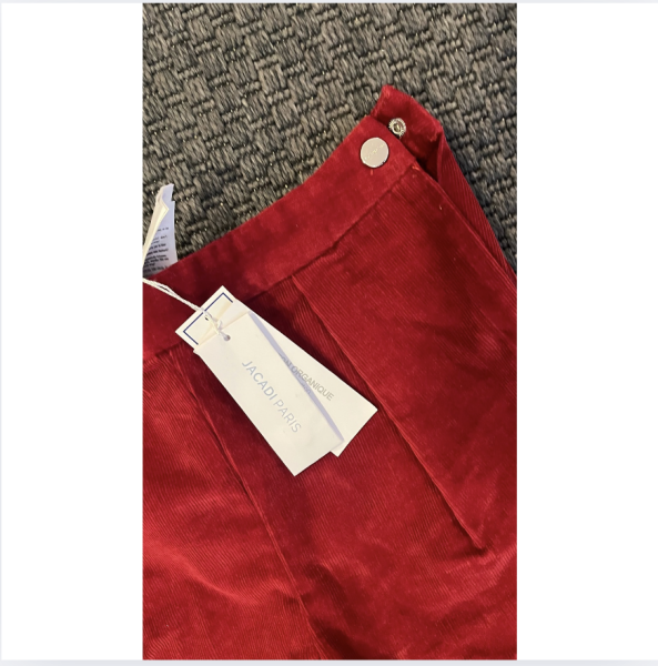 Jacadi Etiketli Bordo Şort 8 yaş