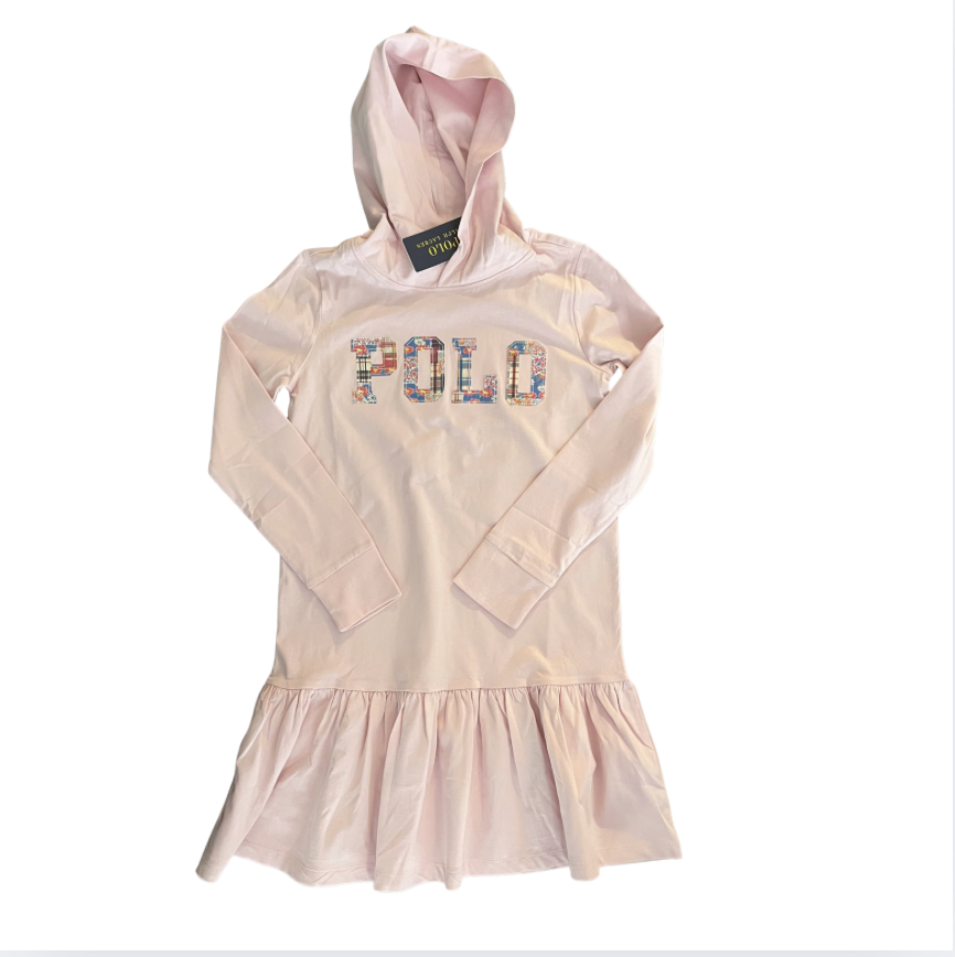 Ralph Lauren Etiketli Pembe Elbise 8 10 yaş