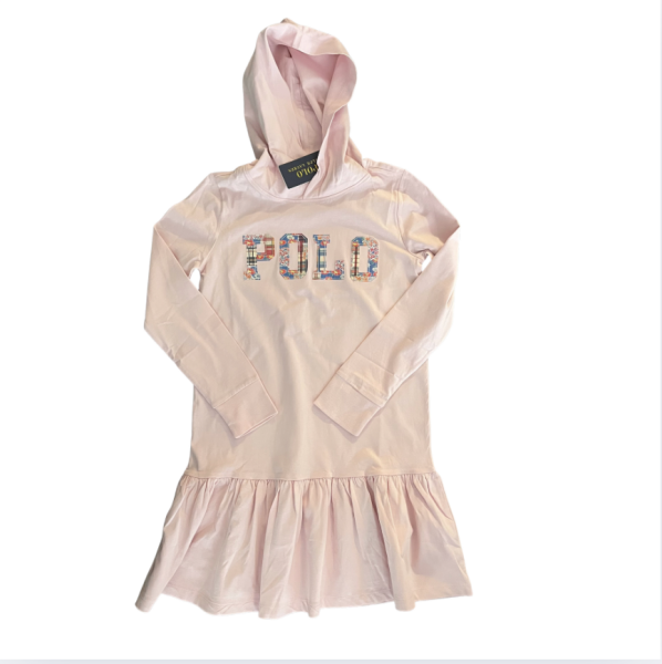 Ralph Lauren Etiketli Pembe Elbise 8 10 yaş
