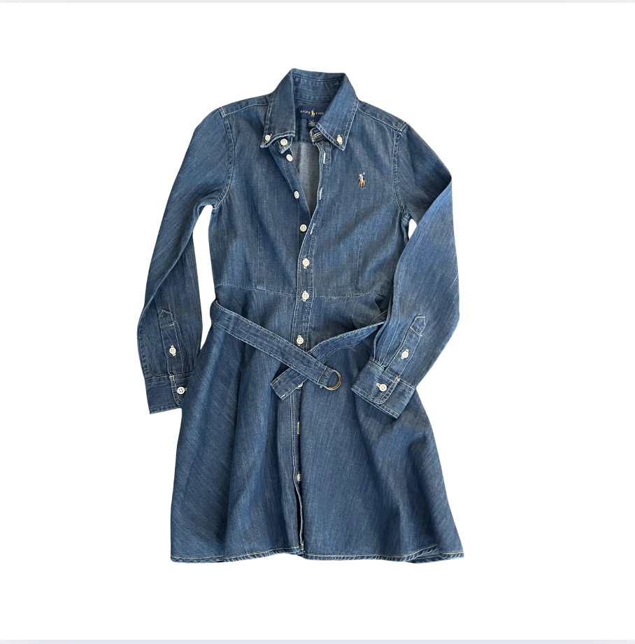 Ralph Lauren Denim Elbise 7 yaş