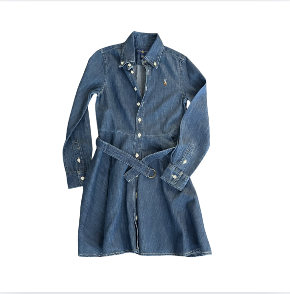 Ralph Lauren Denim Elbise 7 yaş