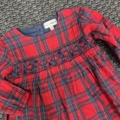 KappAhl Kırmızı Elbise 12 ay yılbaşı kırmızı