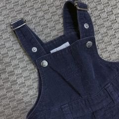 Gucci Lacivert Fitilli Kadife Salopet 3-6 ay