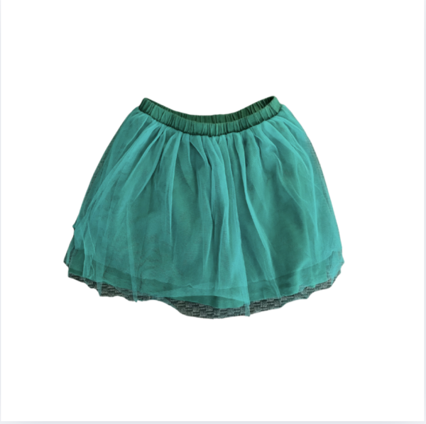 Crew cuts Yeşil Tütü Etek 4 5 yaş