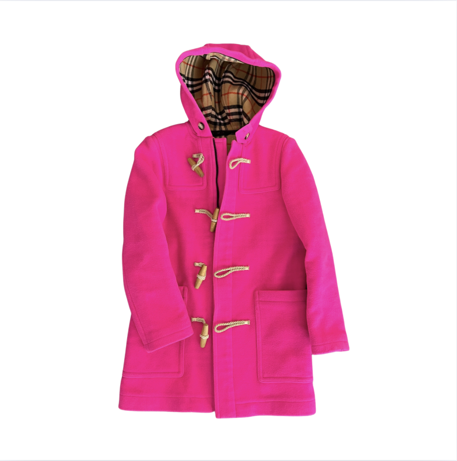 Burberry Pembe Palto 10 yaş