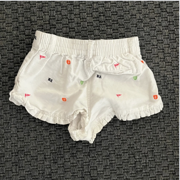 Ralph Lauren Beyaz Şort 12 ay