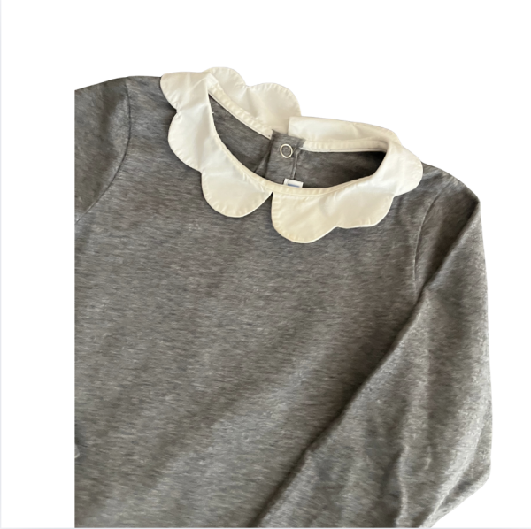 Jacadi Gri Uzun Kollu Tshirt 4 yaş