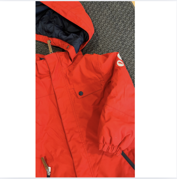 H&M Kırmızı Kayak Tulumu 4 - 5 yaş