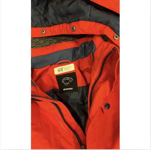 H&M Kırmızı Kayak Tulumu 4 - 5 yaş