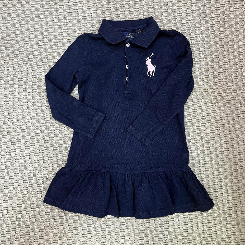 Ralph Lauren Lacivert Elbise 3 yaş