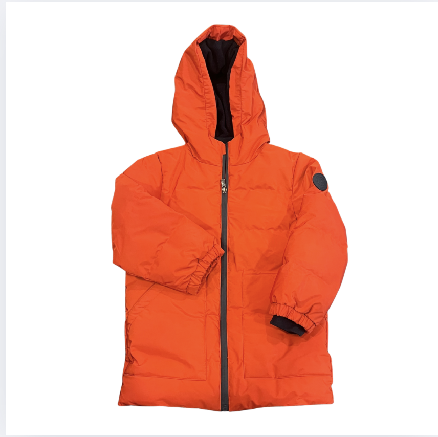 Jacadi Sıcacık Kırmızı Mont uzun sıcacık 6 yaş