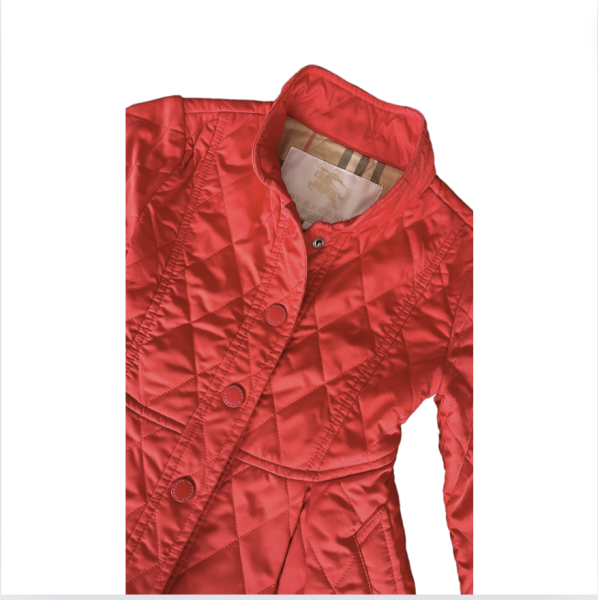 Burberry kırmızı mont 3 4 yaş yılbaşı