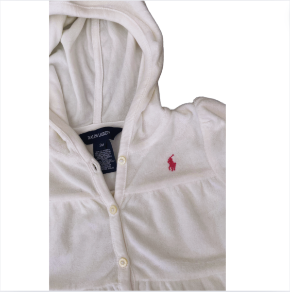 Ralph Lauren Beyaz Havlu Elbise 9 ay