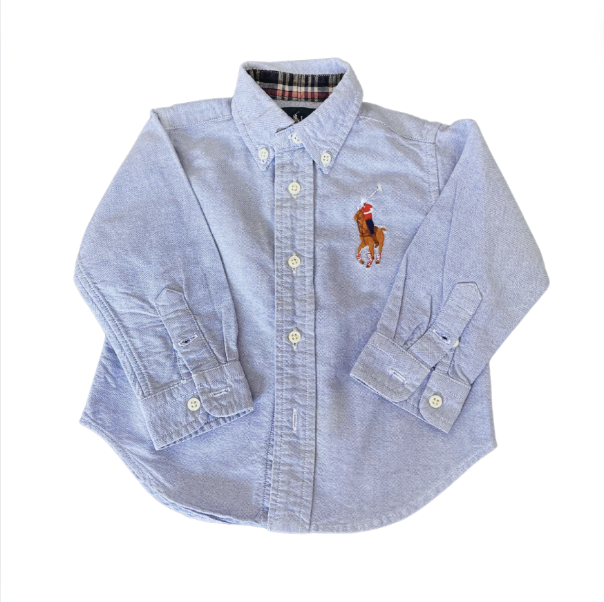 Ralph Lauren Mavi Gömlek 12 ay yılbaşı