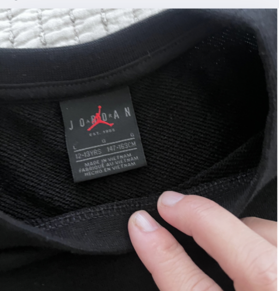 Nike Siyah Sweatshirt 12 13 yaş