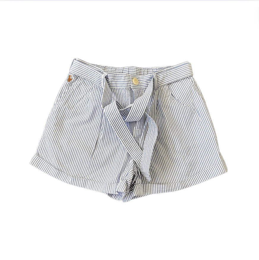 Ralph Lauren Mavi Beyaz Çizgili şort 10 yaş