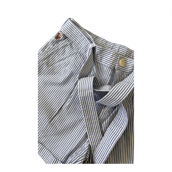 Ralph Lauren Mavi Beyaz Çizgili şort 10 yaş