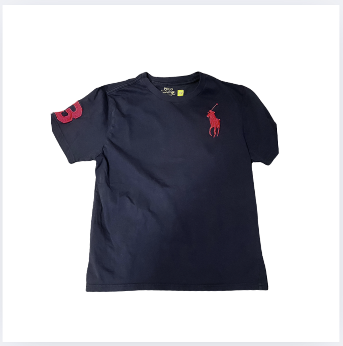 Ralph Lauren lacivert tshirt 13 14 yaş