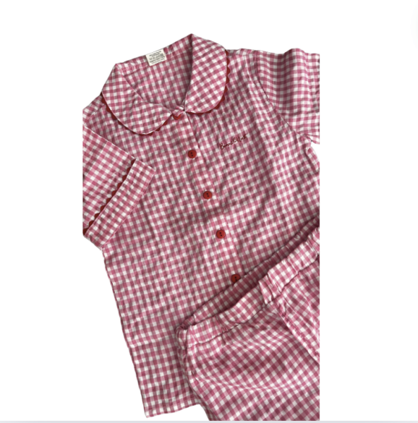 Bleu Lapin Kırmızı beyaz Yazlık Pijama 4 5 yaş