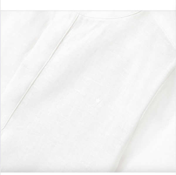 Jacadi Beyaz Keten Gömlek 8 yaş