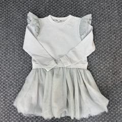 Pinolini Gri Tüllü Elbise 3 yaş yılbaşı