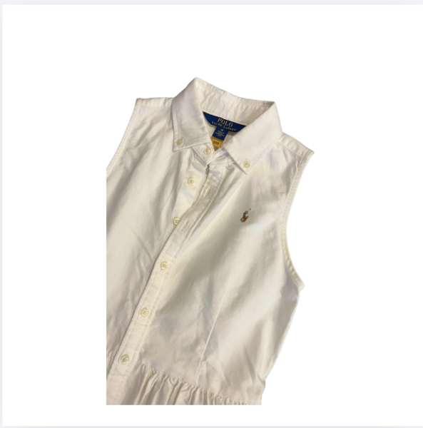 Ralph Lauren Beyaz Elbise 10 yaş