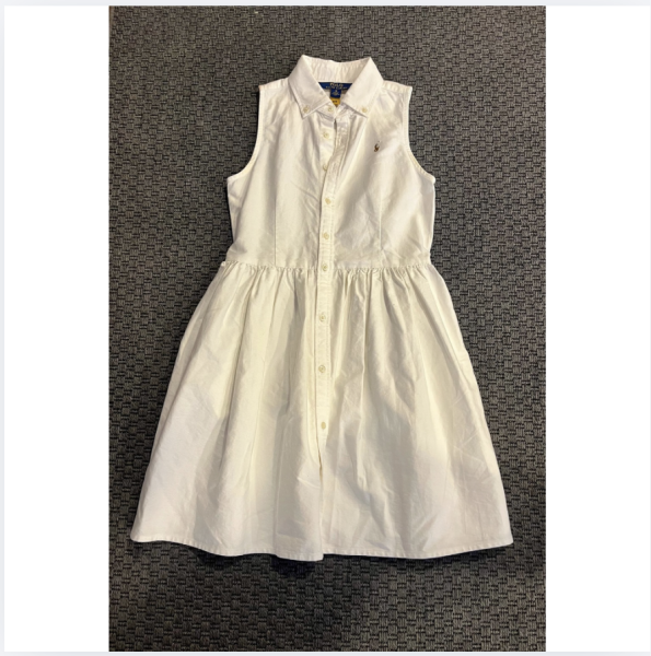Ralph Lauren Beyaz Elbise 10 yaş