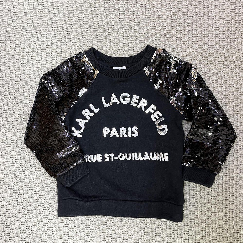 Karl Lagerfeld Siyah Sweatshirt 3 yaş