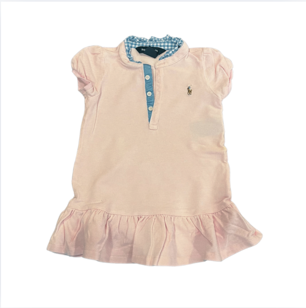 Ralph Lauren Pembe elbise 18 ay