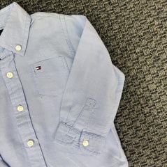 Tommy Hilfiger Mavi Gömlek 18 ay