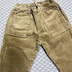 Zara Bej Fitilli Kadife Pantolon 18-24 ay 92cm