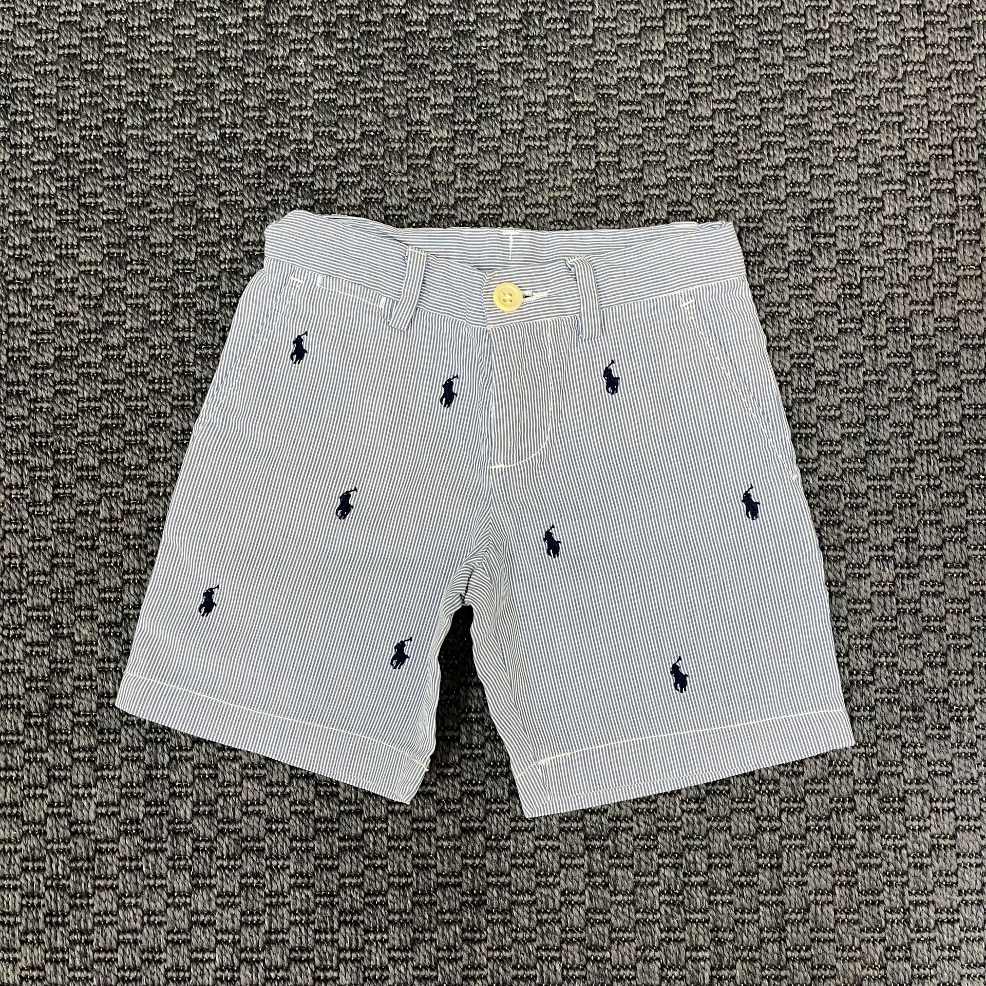 Ralph LaurenLogolu Çizgili Şort 3 Yaş