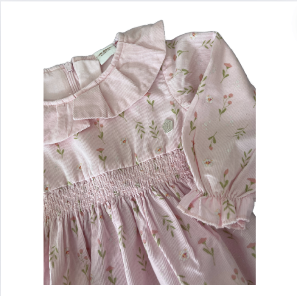 BG Baby Pembe Kadife Elbise 12 ay