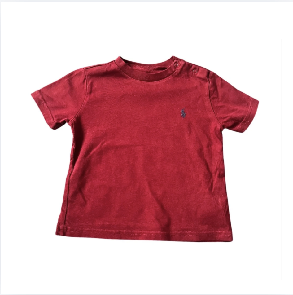 Ralph Lauren Bordo T shirt 4 yaş