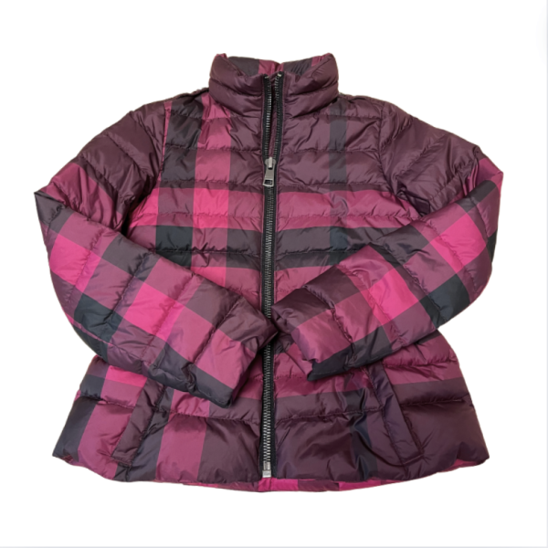Burberry Bordo Puffer Mont 8 yaş kırmızı yılbaşı