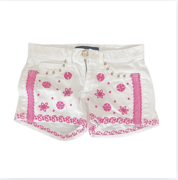 Juicy Couture pembe işli şort 8 yaş