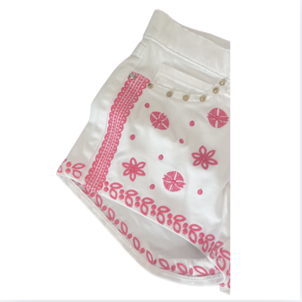 Juicy Couture pembe işli şort 8 yaş