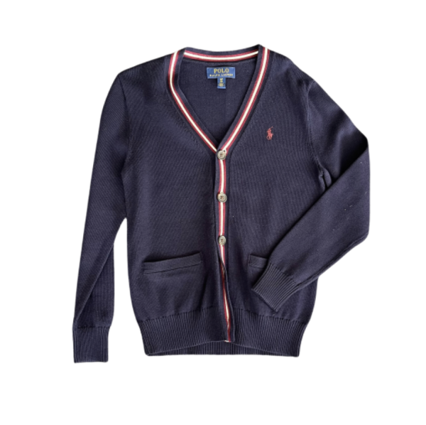 Ralph Lauren Lacivert Hırka 8 yaş kazak yılbaşı