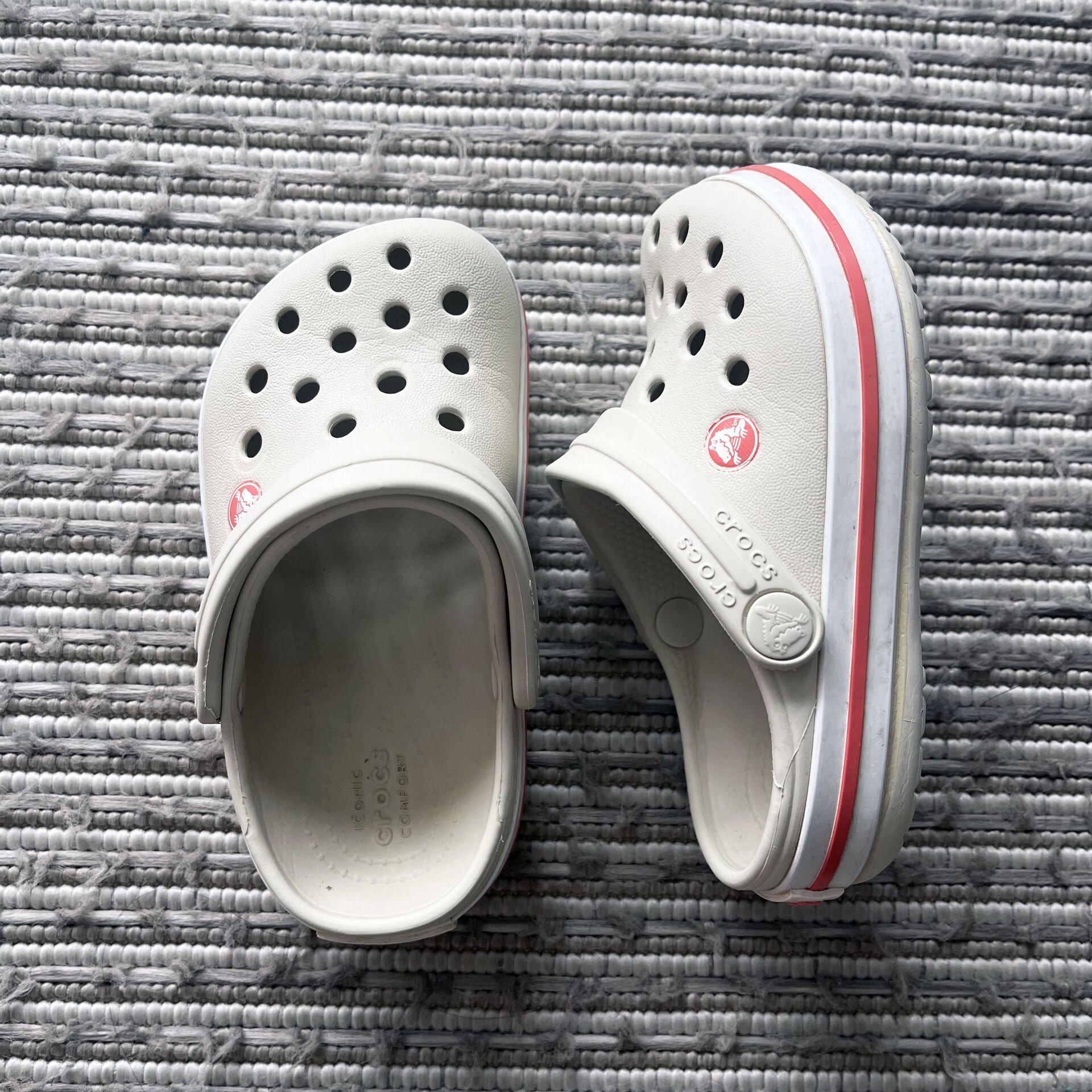 Crocs Bej Pembe Sandaletler C7 23-24 Numara