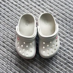 Crocs Bej Pembe Sandaletler C7 23-24 Numara
