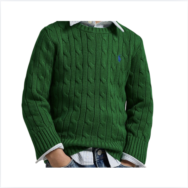 Ralph Lauren yeşil kazak 5 yaş
