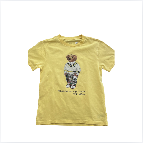 A Ralph Lauren Ayılı Sarı t shirt 8 yaş