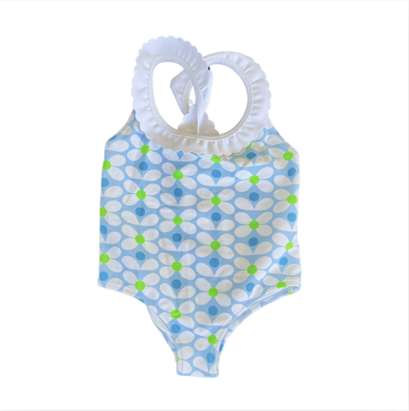 Jacadi Desenli Mavi mayo 36 ay