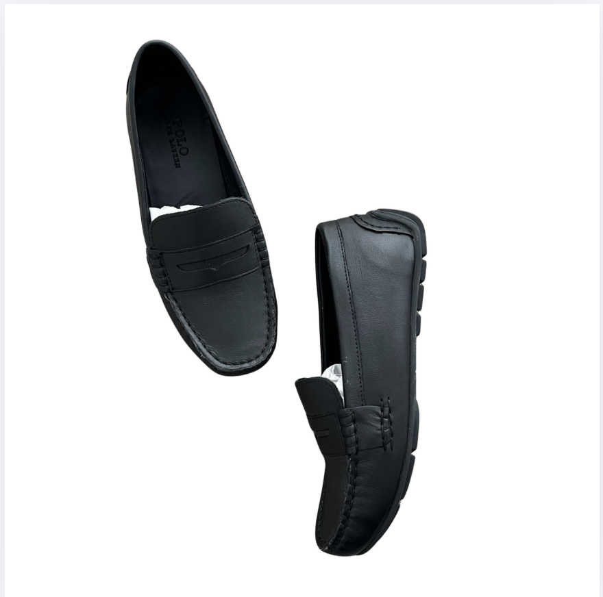 Ralph Lauren siyah Deri loaferlar 32 numara
