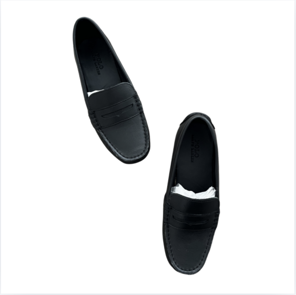 Ralph Lauren siyah Deri loaferlar 32 numara