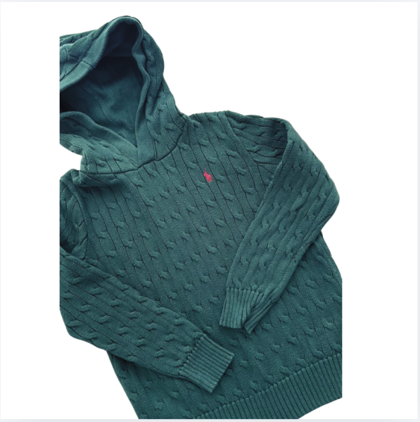 Ralph Lauren Örgülü Kazak 10-12 yaş 10 YASA DAHA UYGUN